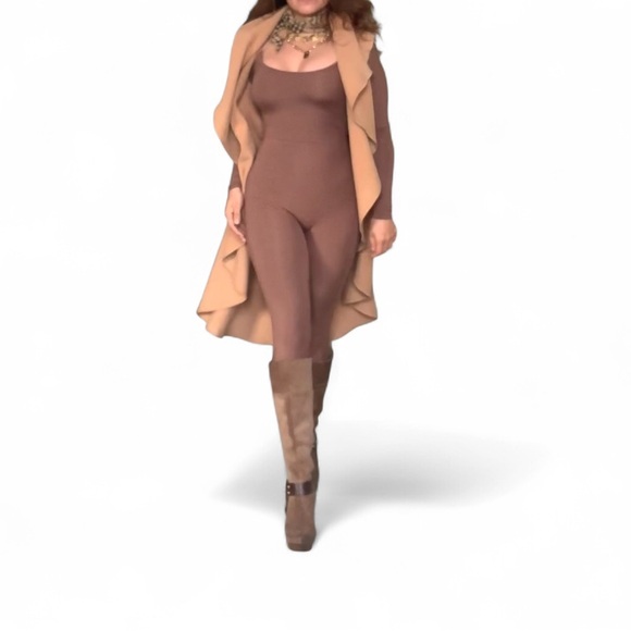 JLUXLABEL Tan Jumpsuit - Small - Picture 5 of 13